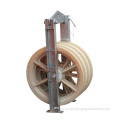 Overhead Line Three-wheel Conductor Stringing Pulley Blocks